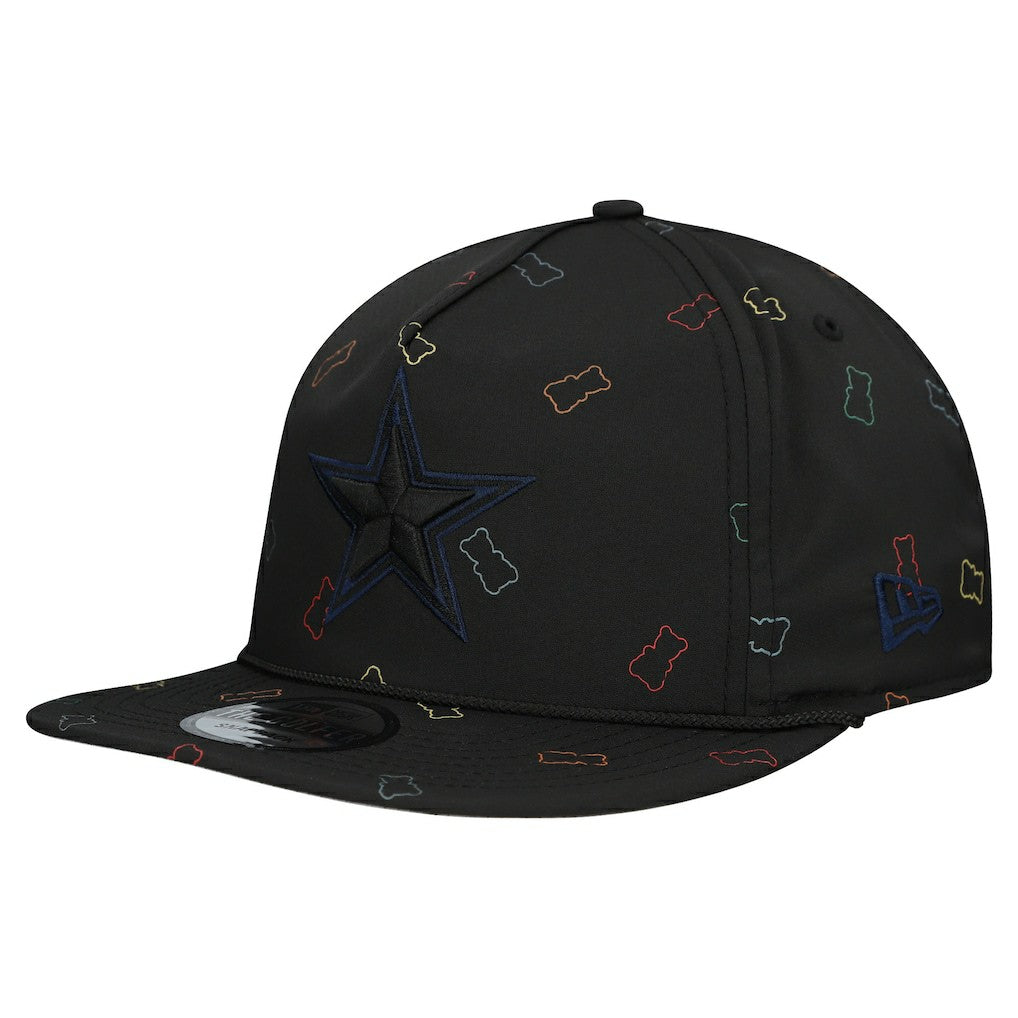 Dallas Cowboys New Era Gummy Golfer Snapback Hat - Black Hats
