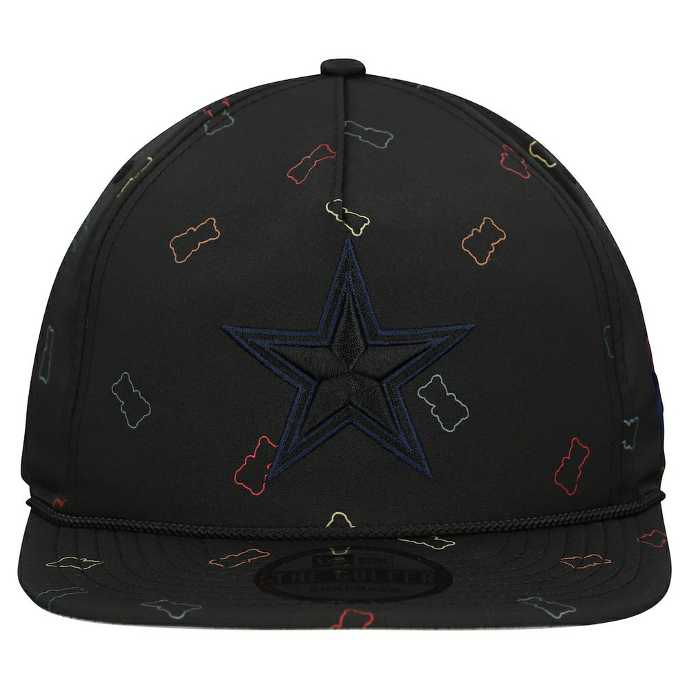 Dallas Cowboys New Era Gummy Golfer Snapback Hat - Black Hats