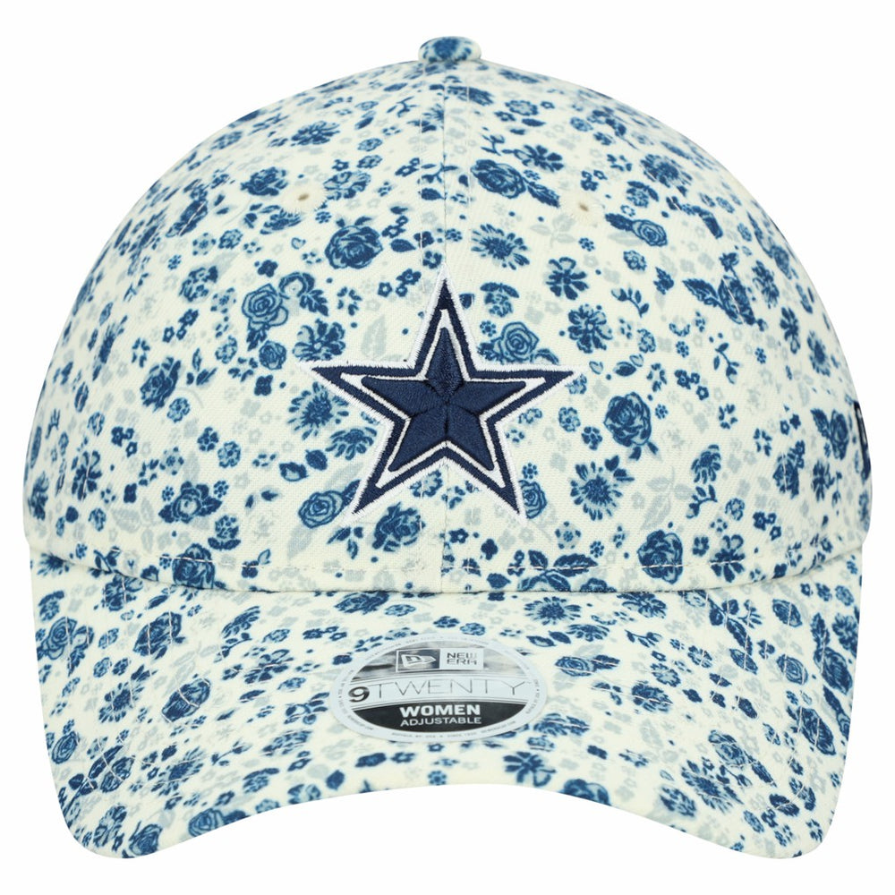 Dallas Cowboys New Era Women's Ditzy 9TWENTY Adjustable Hat - Cream Hats