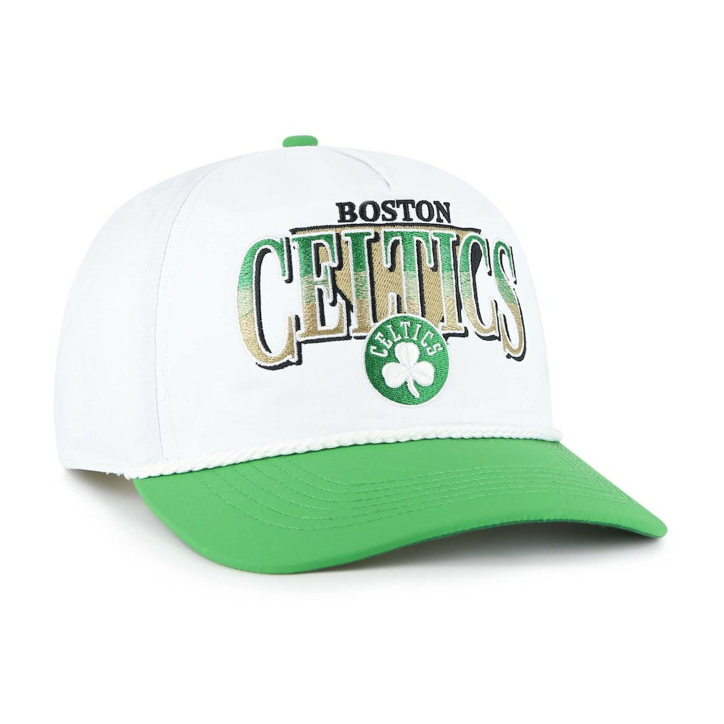 Boston Celtics '47 Tribute Two-Tone Hitch Adjustable Hat White/Kelly Green - 47 brand