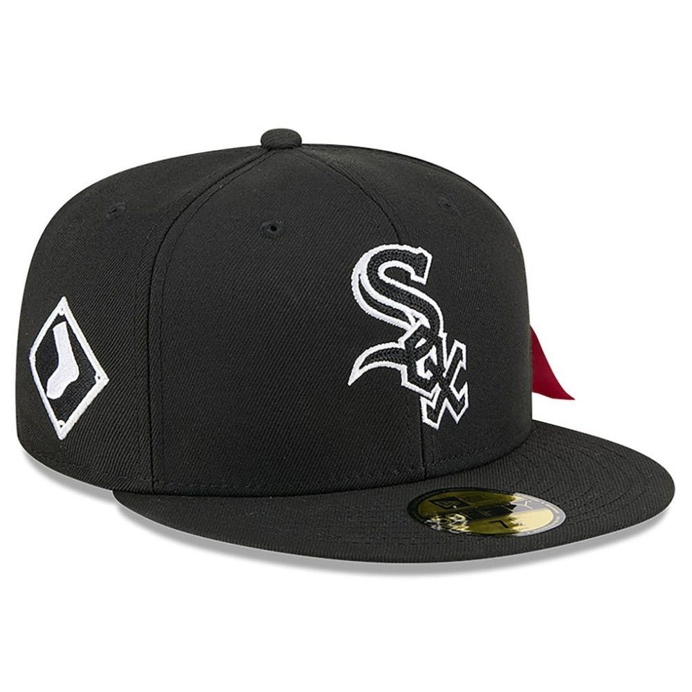 Chicago White Sox New Era x Alpha Industries 59FIFTY Fitted Hat - Black Hats