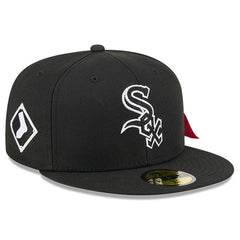 Chicago White Sox New Era x Alpha Industries 59FIFTY Fitted Hat - Black Hats