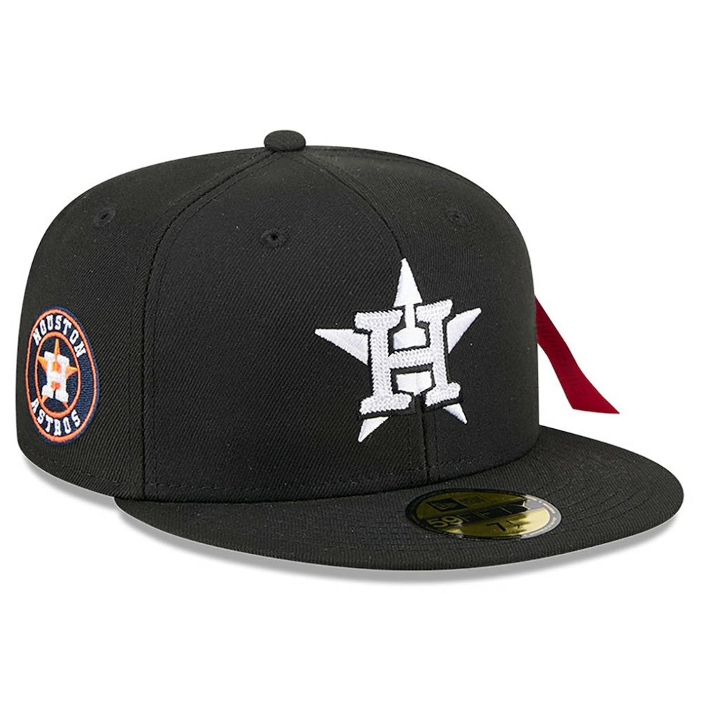Houston Astros New Era x Alpha Industries 59FIFTY Fitted Hat - Black Hats
