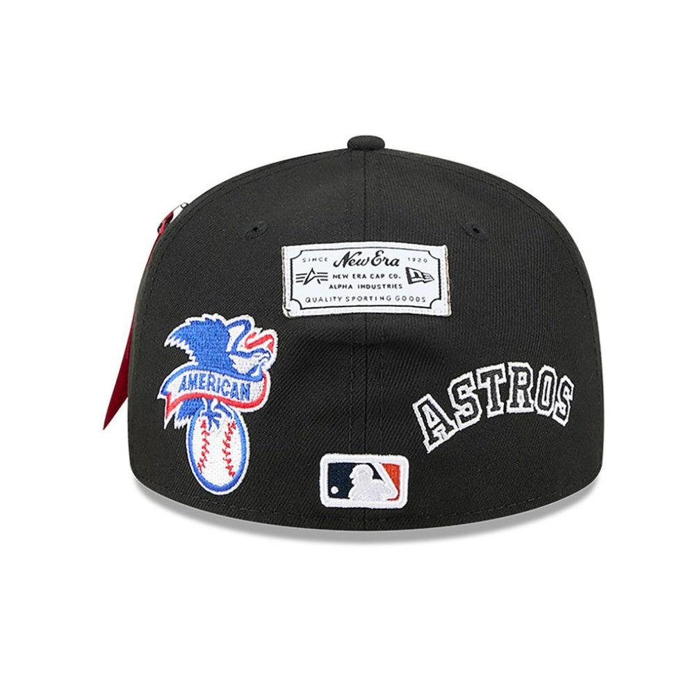 Houston Astros New Era x Alpha Industries 59FIFTY Fitted Hat - Black Hats