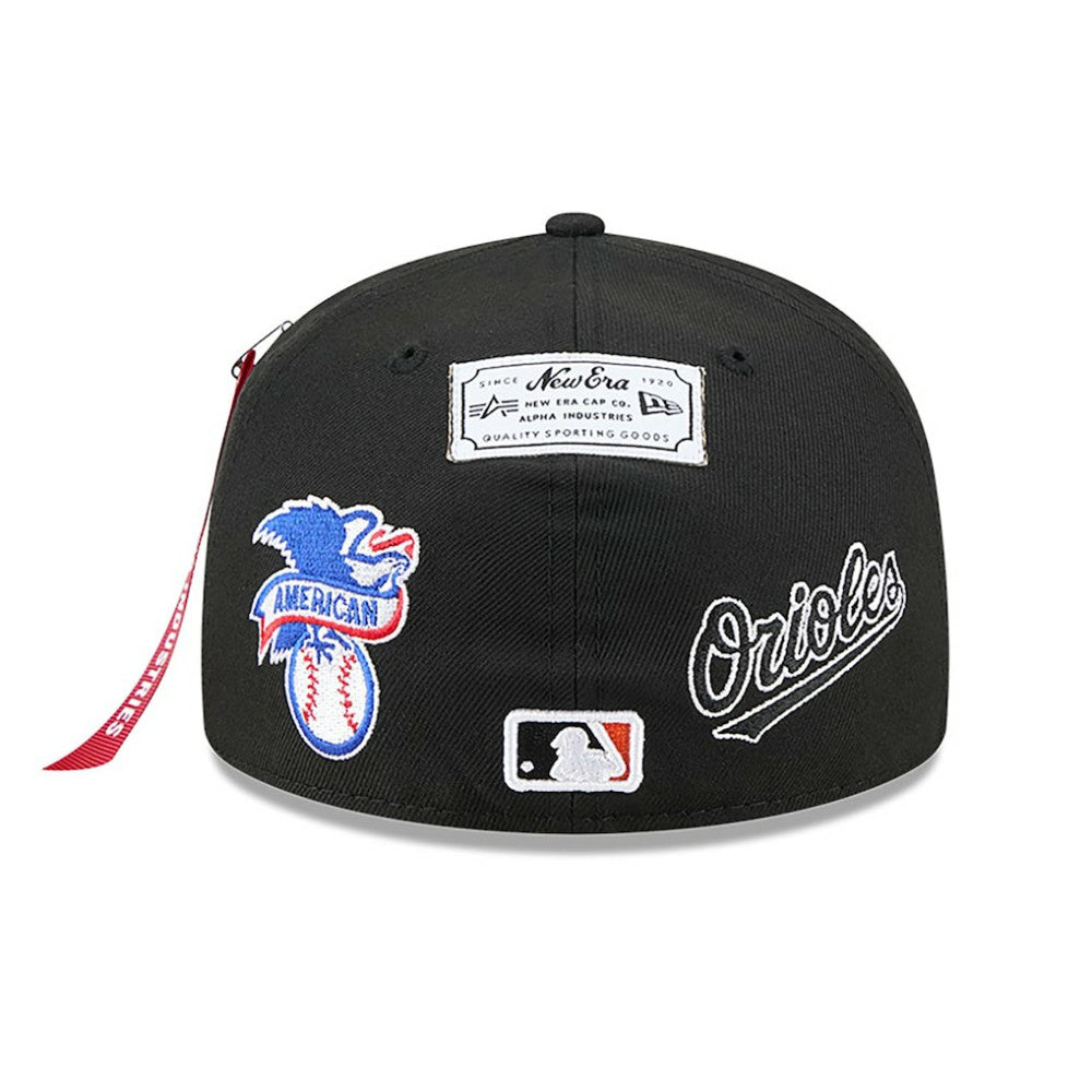 Baltimore Orioles New Era x Alpha Industries 59FIFTY Fitted Hat - Black Hats