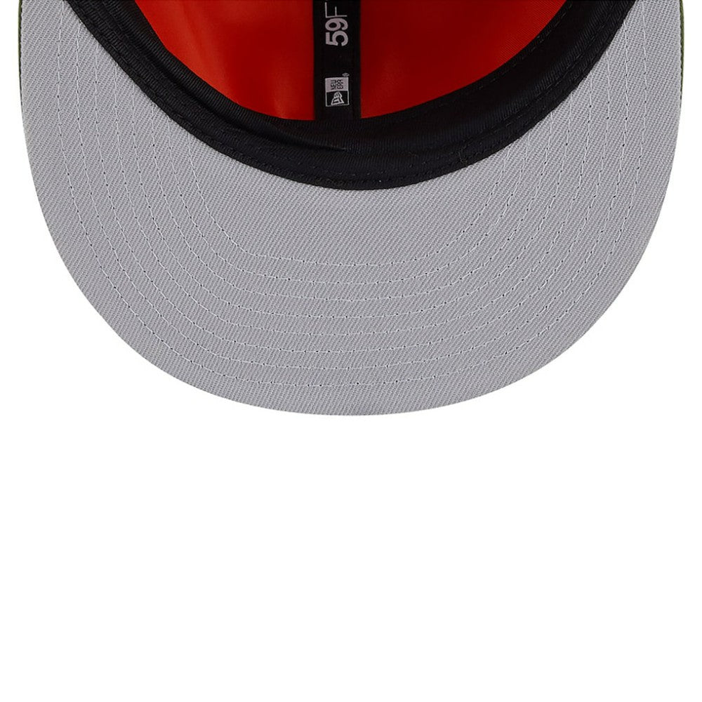 Chicago White Sox New Era x Alpha Industries Dog Ear 59FIFTY Fitted Hat - Olive Hats