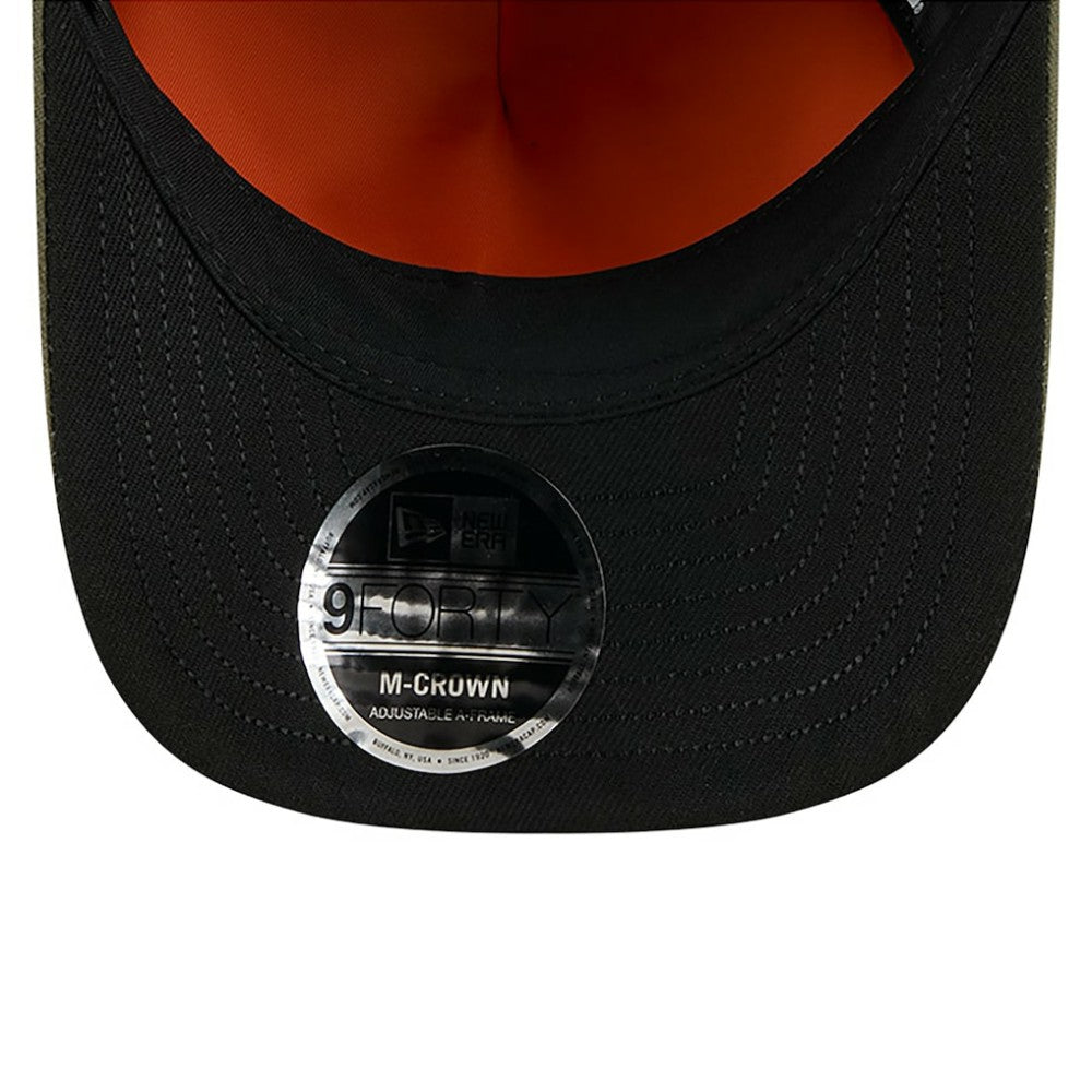 Atlanta Braves New Era x Alpha Industries A-Frame 9FORTY Adjustable Hat - Olive Hats