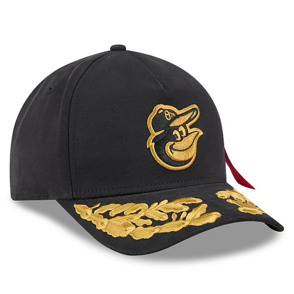 Baltimore Orioles New Era x Alpha Industries A-Frame 9FORTY Adjustable Hat - Black Hats
