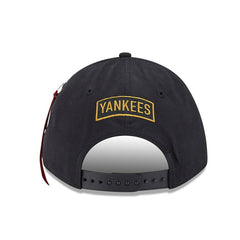 New York Yankees New Era x Alpha Industries A-Frame 9FORTY Adjustable Hat - Black Hats