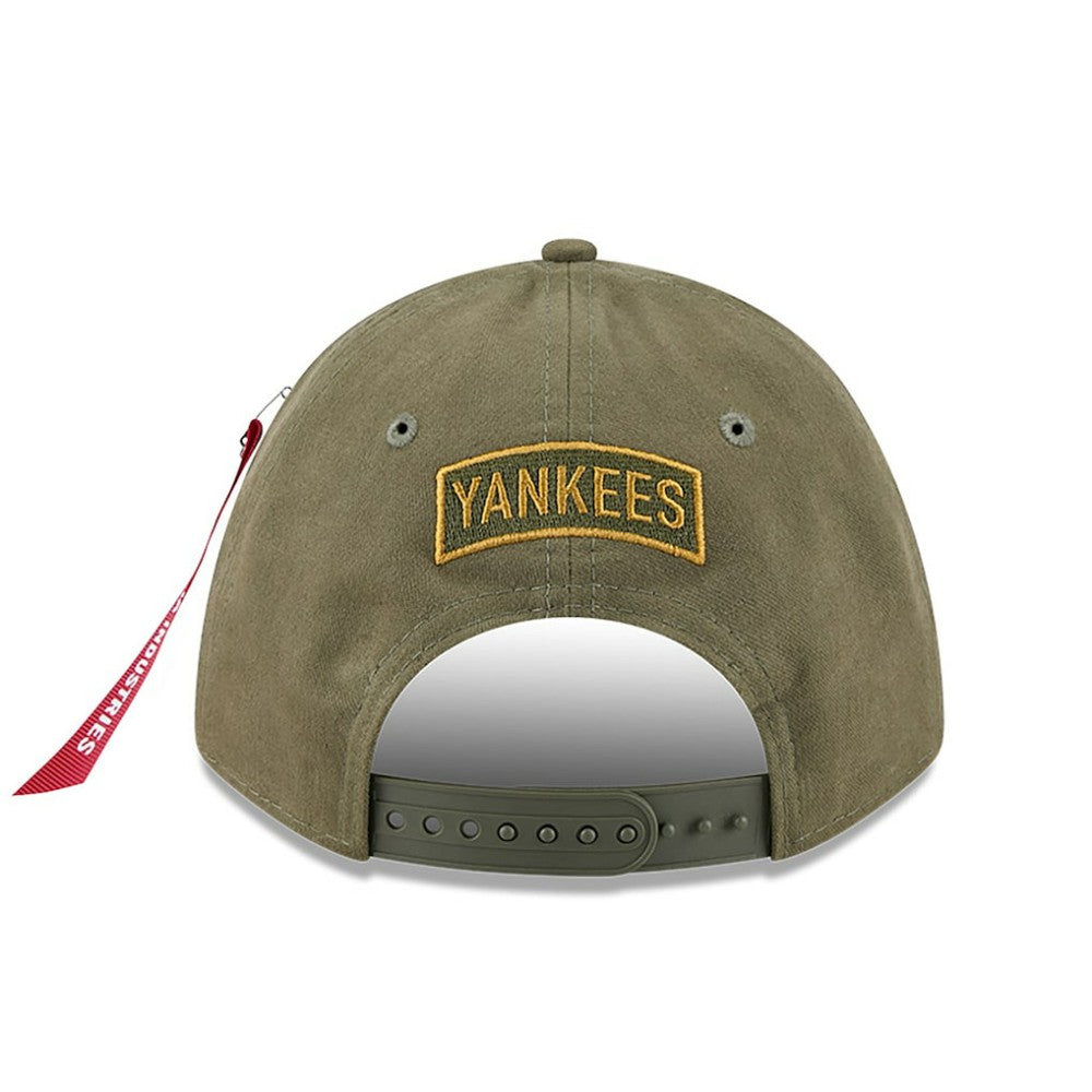 New York Yankees New Era x Alpha Industries A-Frame 9FORTY Adjustable Hat - Olive Hats
