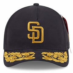 San Diego Padres New Era x Alpha Industries A-Frame 9FORTY Adjustable Hat - Black Hats
