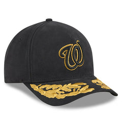 Washington Nationals New Era x Alpha Industries A-Frame 9FORTY Adjustable Hat - Black Hats