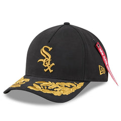 Chicago White Sox New Era x Alpha Industries A-Frame 9FORTY Adjustable Hat - Black Hats