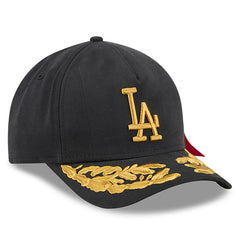 Los Angeles Dodgers New Era x Alpha Industries A-Frame 9FORTY Adjustable Hat - Black Hats