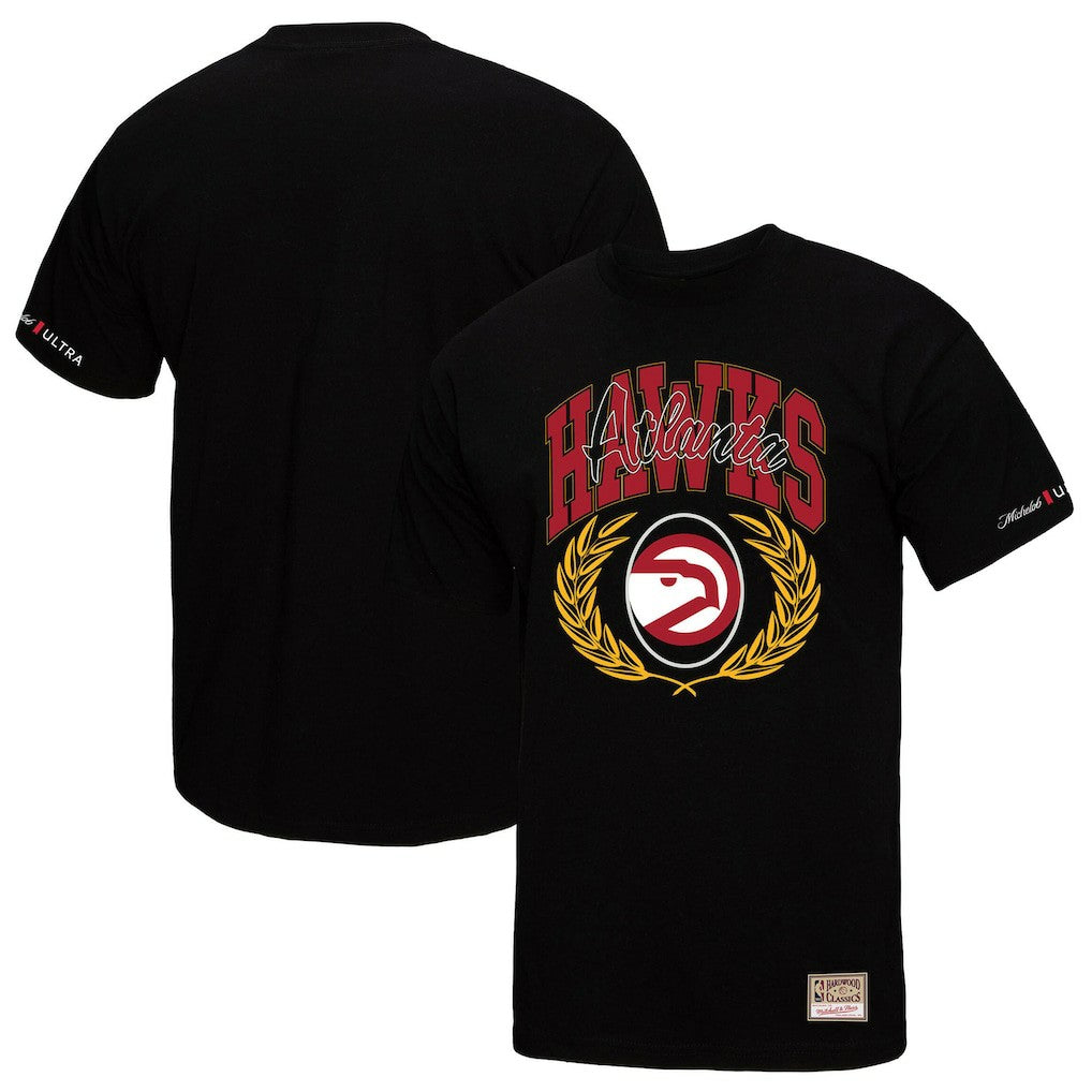 Atlanta Hawks NBA x Michelob Ultra Rewind II T-Shirt Black - Mitchell & Ness