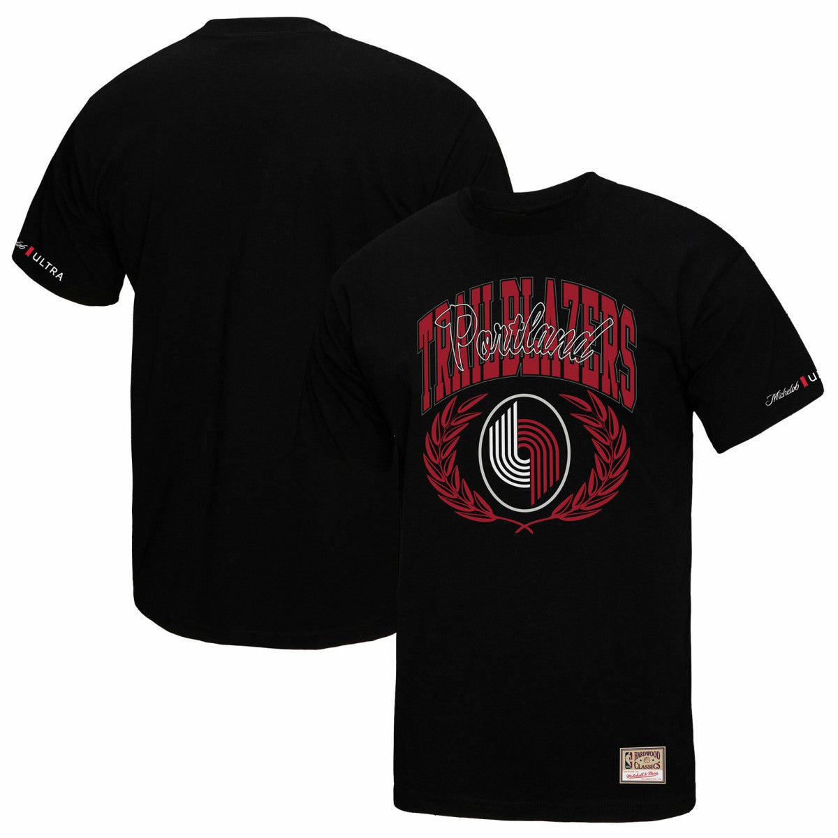 Portland Trail Blazers NBA x Michelob Ultra Rewind II T-Shirt Black - Mitchell & Ness
