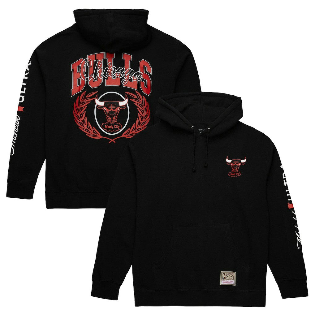 Chicago Bulls NBA x Michelob Ultra Swish & Sip Pullover Hoodie Black - Mitchell & Ness