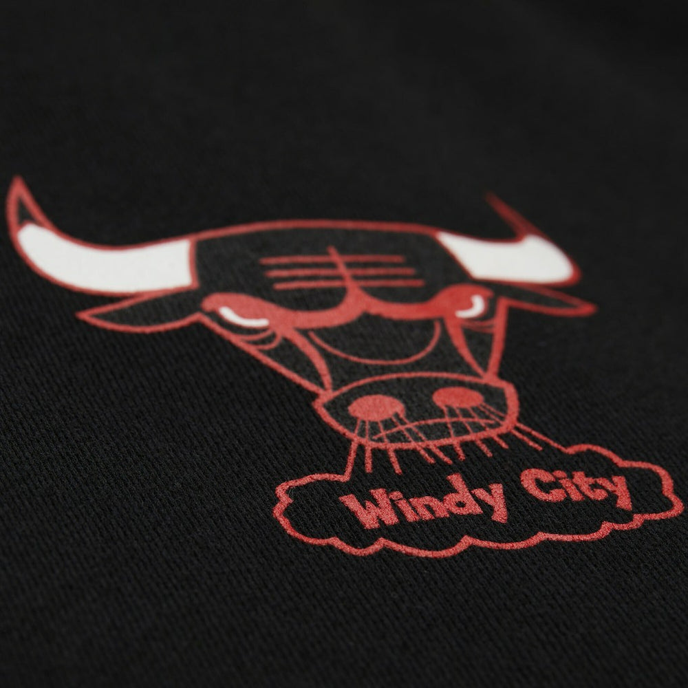 Chicago Bulls NBA x Michelob Ultra Swish & Sip Pullover Hoodie Black - Mitchell & Ness