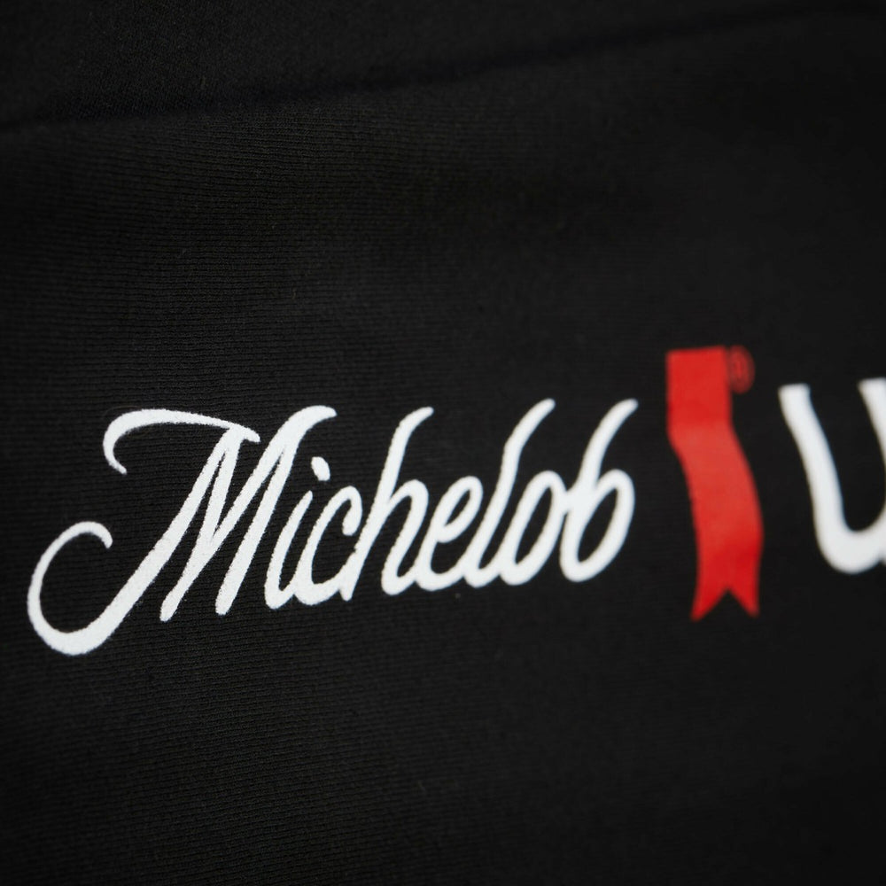 Los Angeles Lakers NBA x Michelob Ultra Swish & Sip Pullover Hoodie Black - Mitchell & Ness