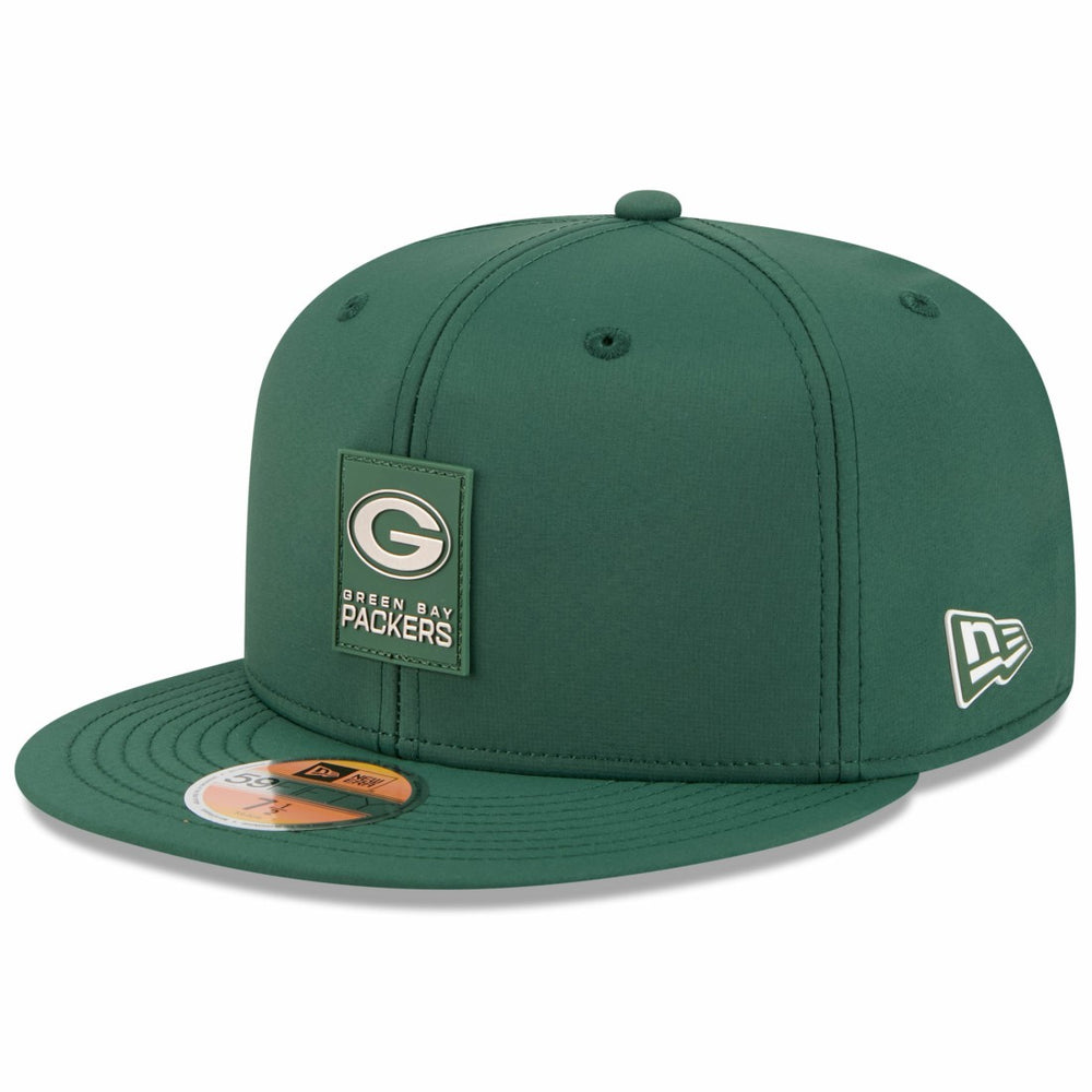 Green Bay Packers New Era 2025 Sideline 59FIFTY Fitted Hat - Green Hats