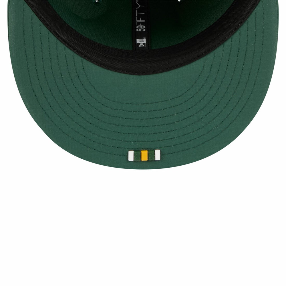 Green Bay Packers New Era 2025 Sideline 59FIFTY Fitted Hat - Green Hats