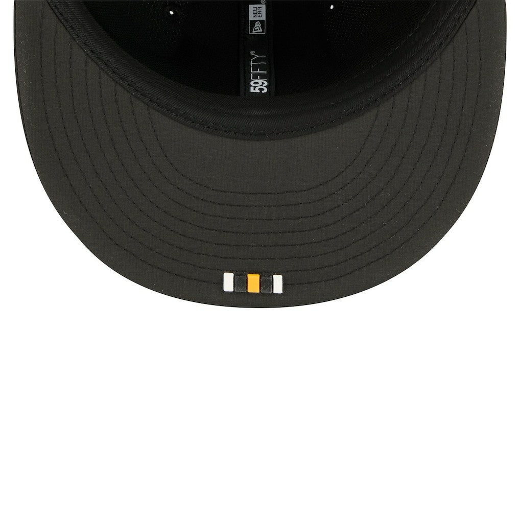 Pittsburgh Steelers New Era 2025 Sideline 59FIFTY Fitted Hat - Black Hats