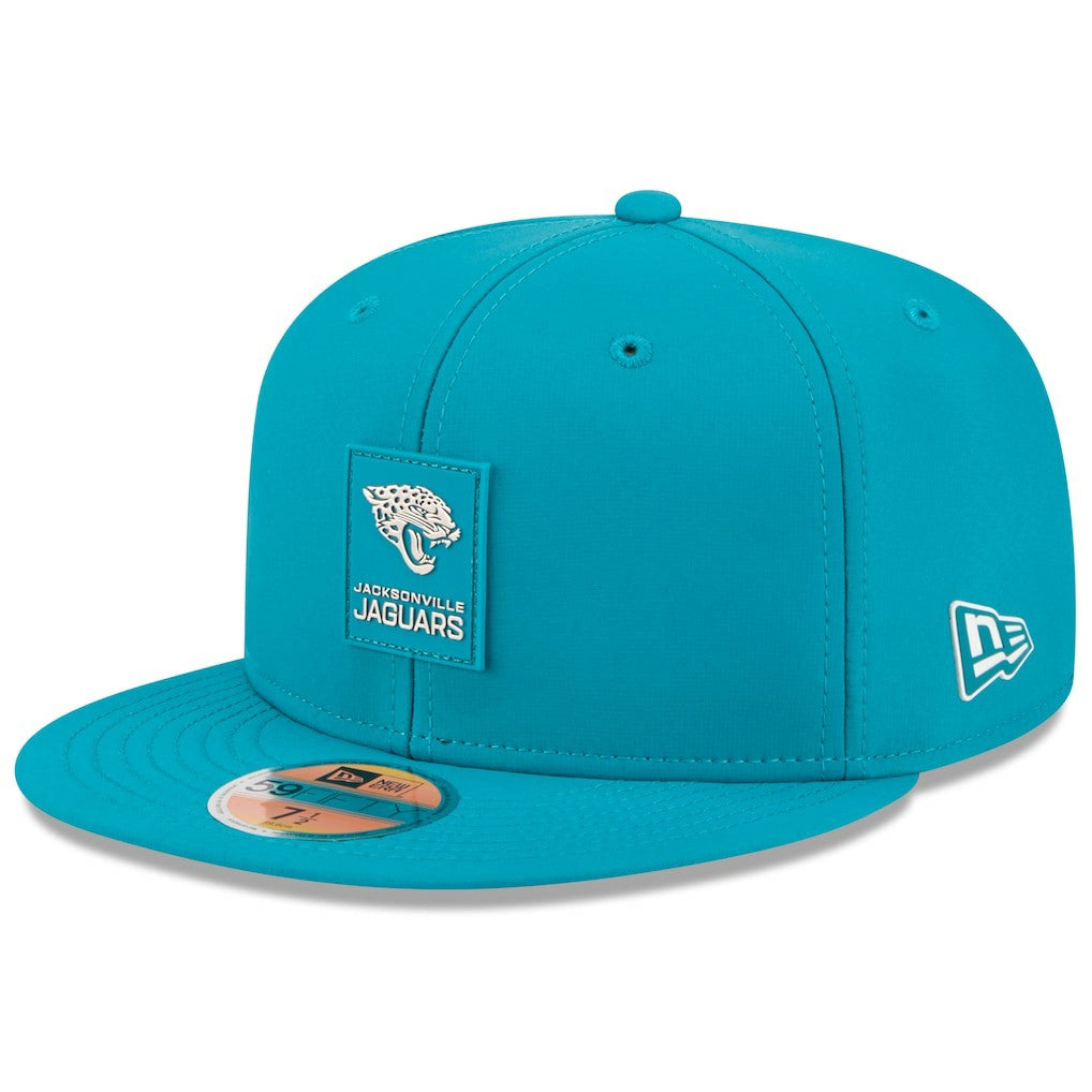 Jacksonville Jaguars New Era 2025 Sideline 59FIFTY Fitted Hat - Teal Hats
