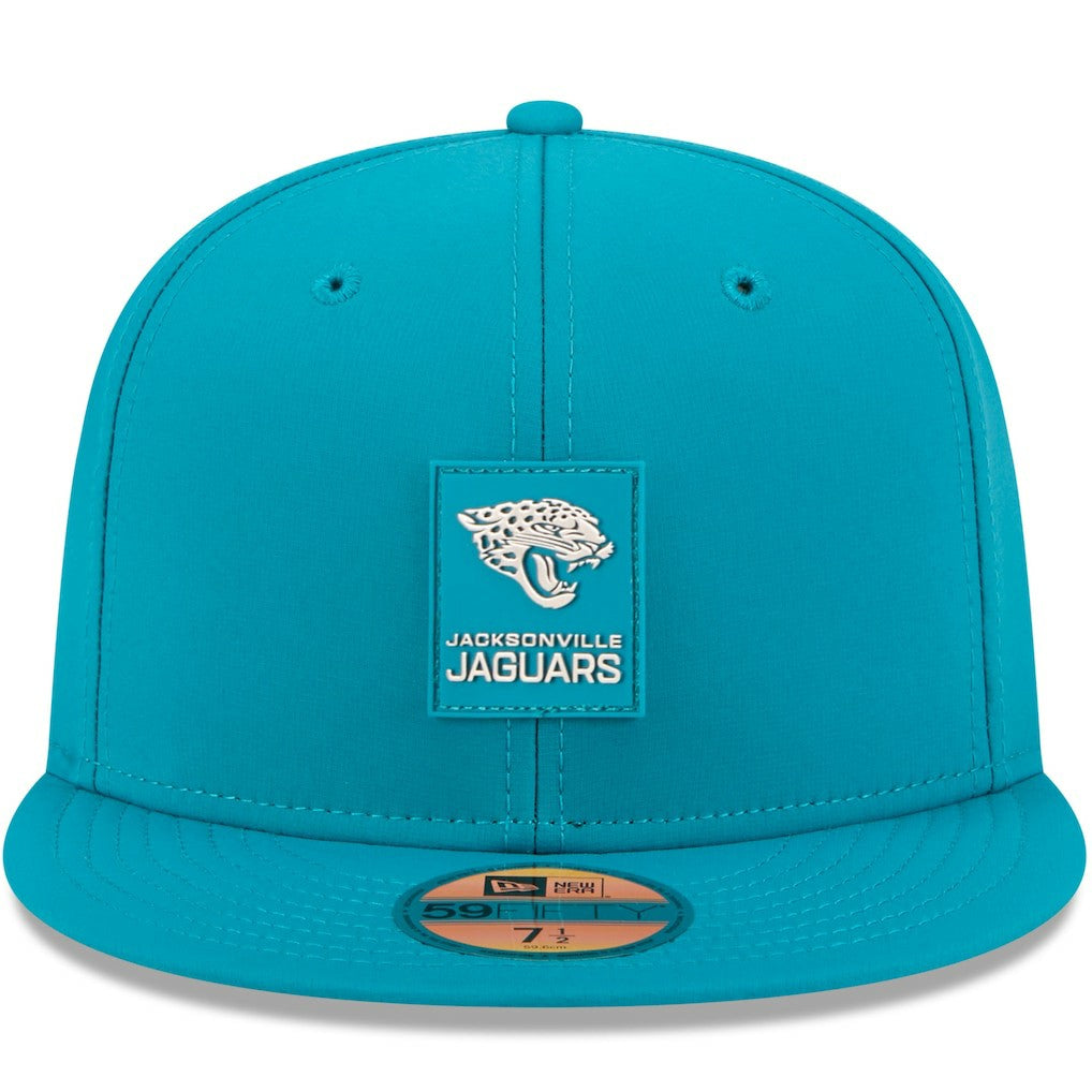 Jacksonville Jaguars New Era 2025 Sideline 59FIFTY Fitted Hat - Teal Hats