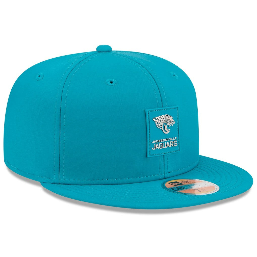 Jacksonville Jaguars New Era 2025 Sideline 59FIFTY Fitted Hat - Teal Hats