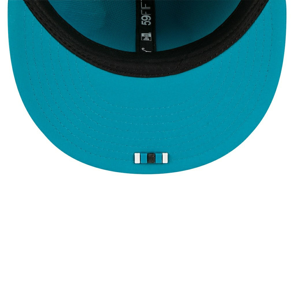 Jacksonville Jaguars New Era 2025 Sideline 59FIFTY Fitted Hat - Teal Hats