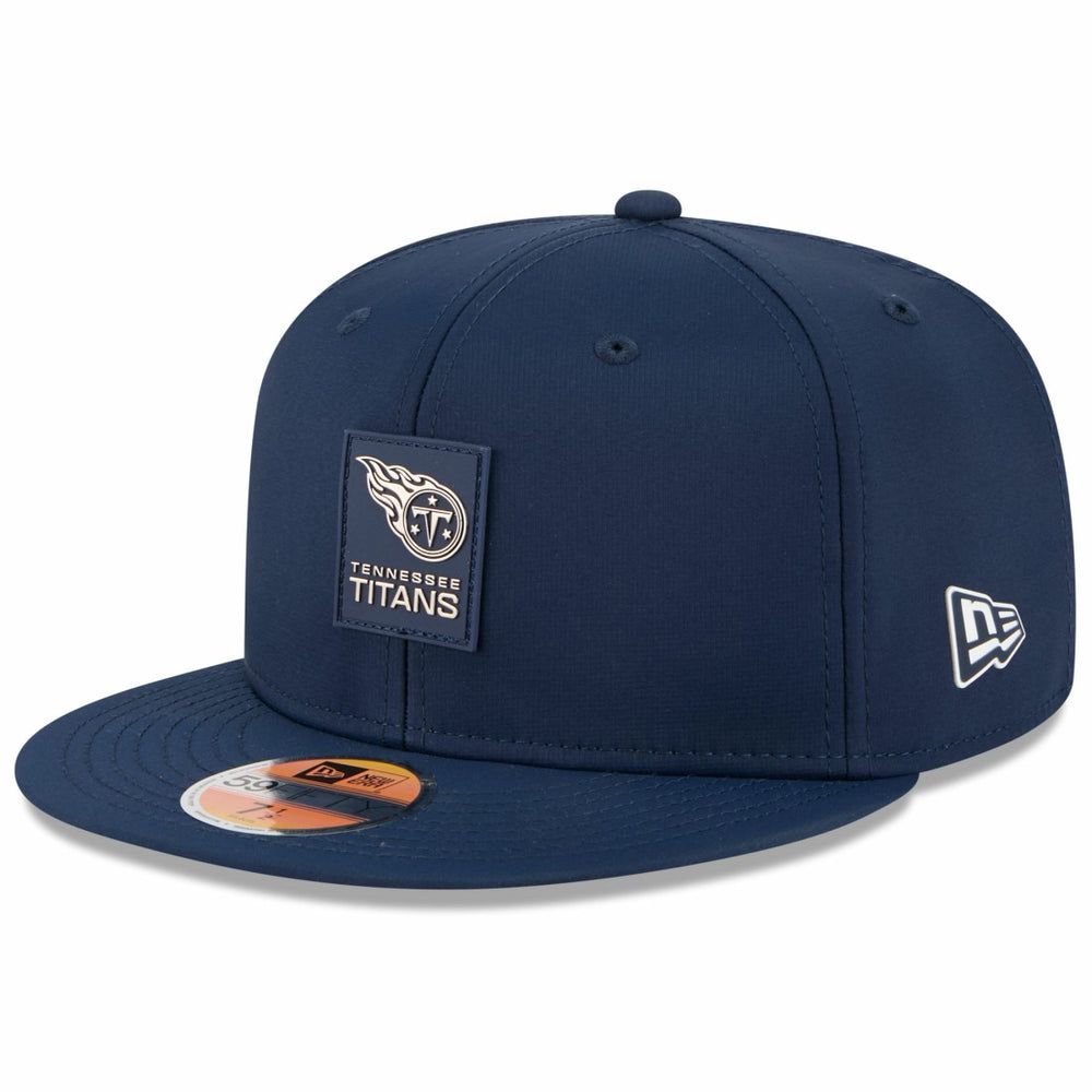 Tennessee Titans New Era 2025 Sideline 59FIFTY Fitted Hat - Navy Hats