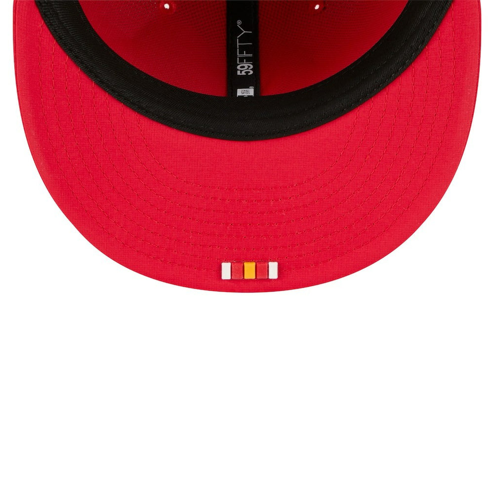 Kansas City Chiefs New Era 2025 Sideline 59FIFTY Fitted Hat - Red Hats