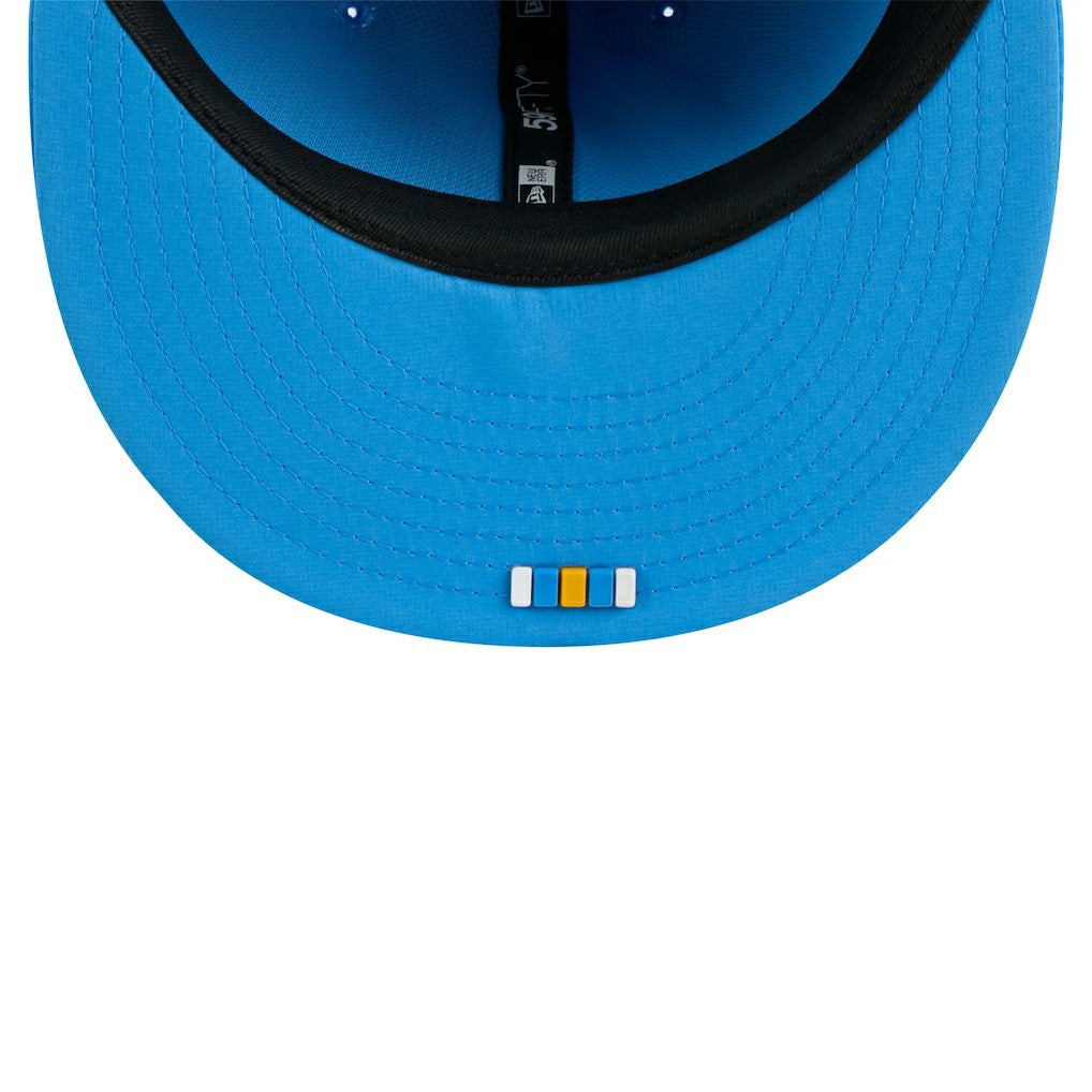Los Angeles Chargers New Era 2025 Sideline 59FIFTY Fitted Hat - Powder Blue Hats