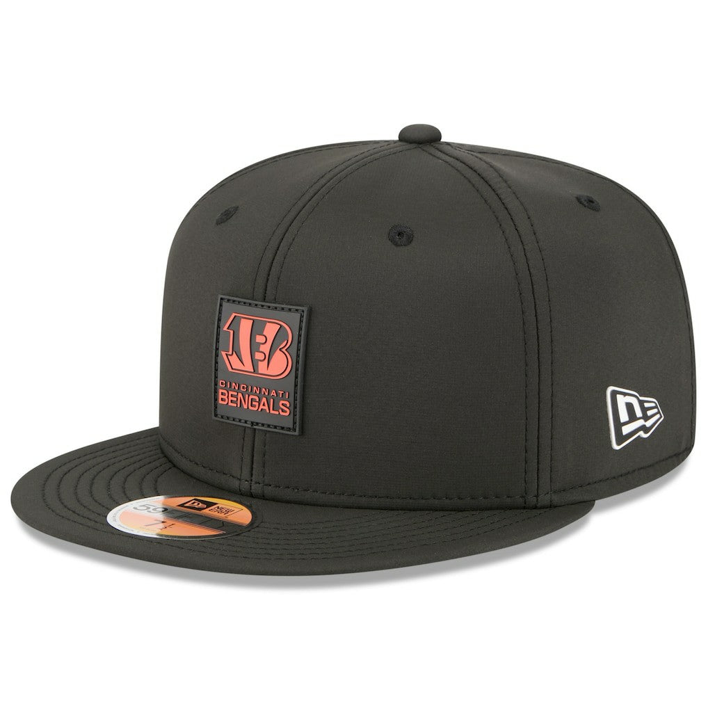 Cincinnati Bengals New Era 2025 Sideline 59FIFTY Fitted Hat - Black Hats