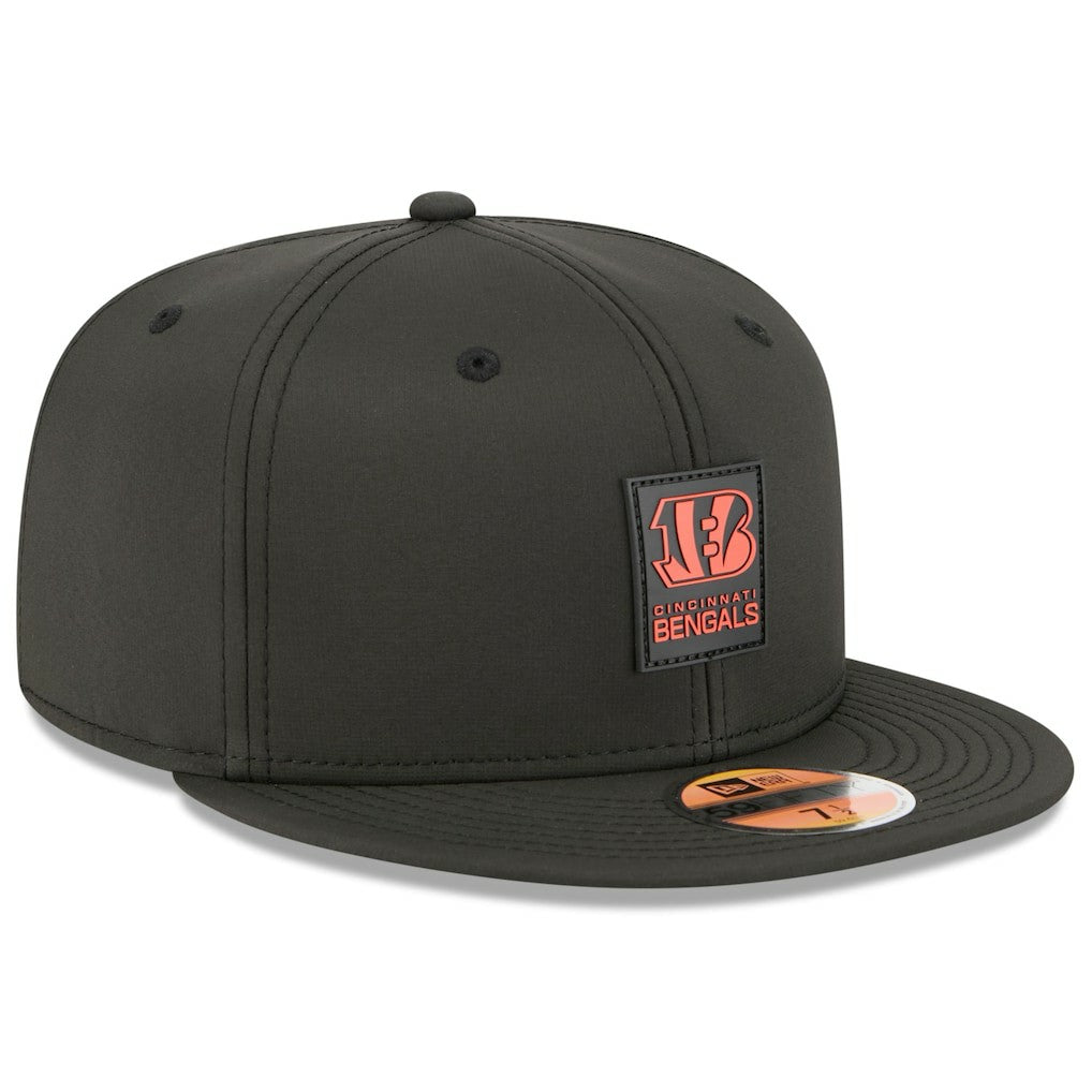 Cincinnati Bengals New Era 2025 Sideline 59FIFTY Fitted Hat - Black Hats