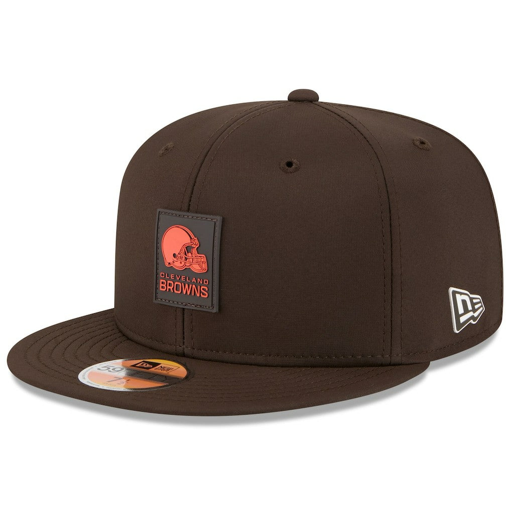 Cleveland Browns New Era 2025 Sideline 59FIFTY Fitted Hat - Brown Hats