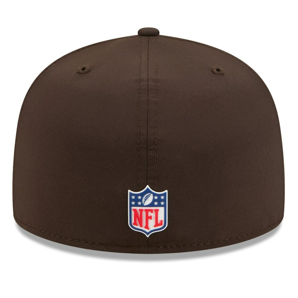 Cleveland Browns New Era 2025 Sideline 59FIFTY Fitted Hat - Brown Hats