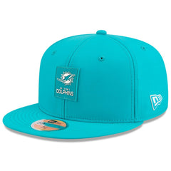 Miami Dolphins New Era 2025 Sideline 59FIFTY Fitted Hat - Aqua Hats