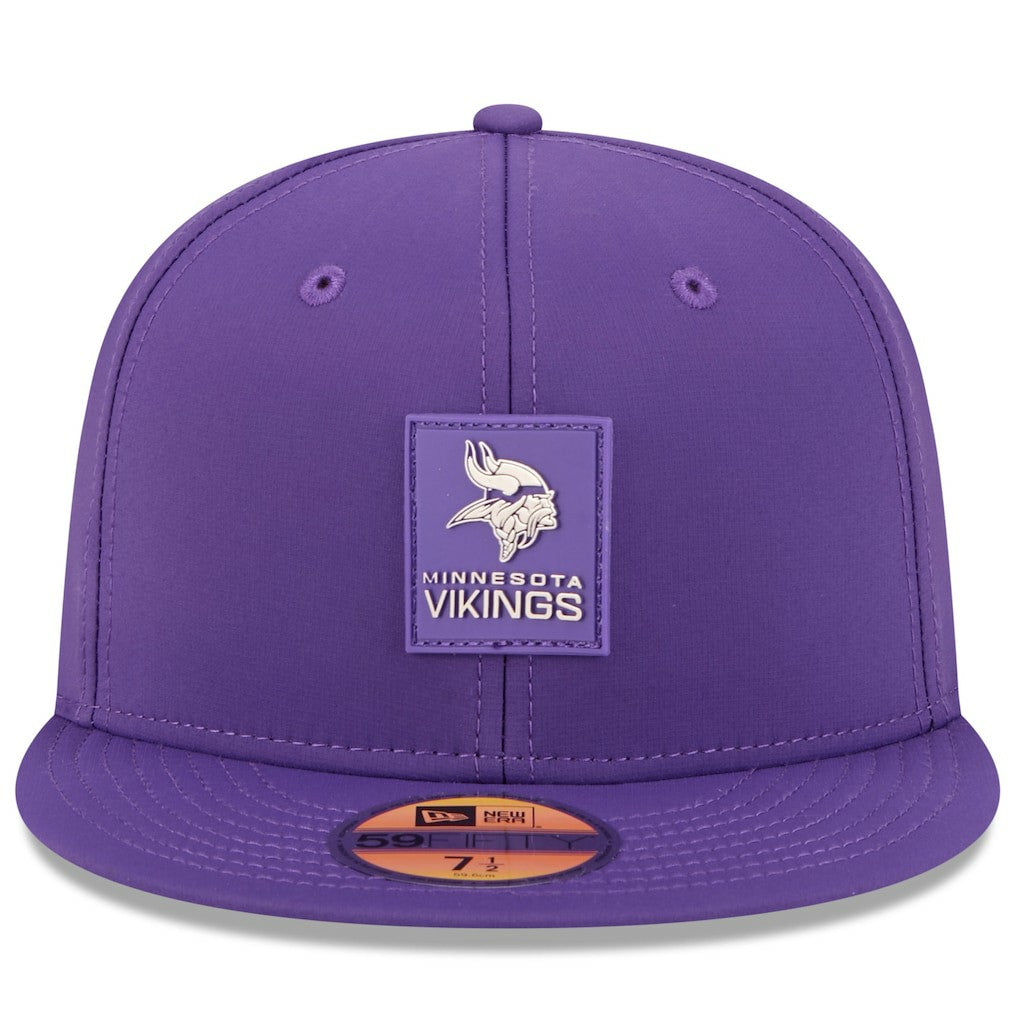 Minnesota Vikings New Era 2025 Sideline 59FIFTY Fitted Hat - Purple Hats