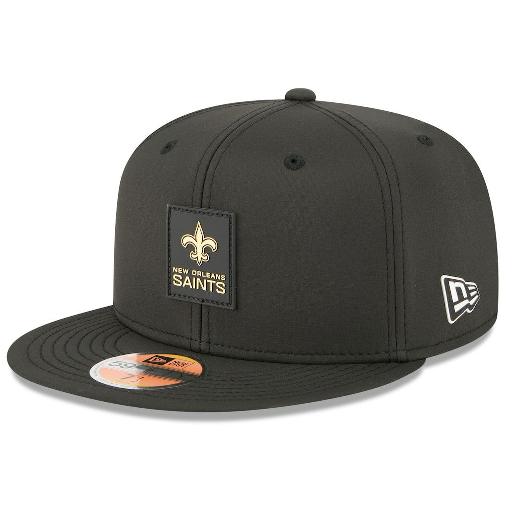New Orleans Saints New Era 2025 Sideline 59FIFTY Fitted Hat - Black Hats
