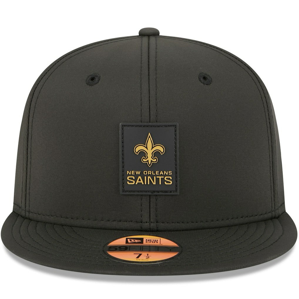 New Orleans Saints New Era 2025 Sideline 59FIFTY Fitted Hat - Black Hats