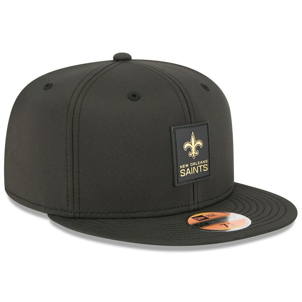 New Orleans Saints New Era 2025 Sideline 59FIFTY Fitted Hat - Black Hats