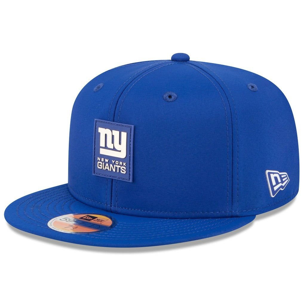 New York Giants New Era 2025 Sideline 59FIFTY Fitted Hat - Royal Hats