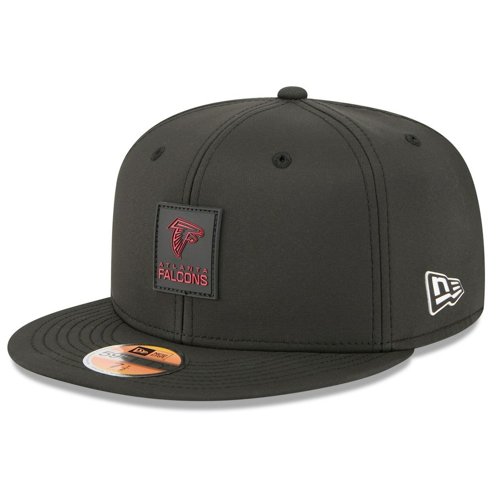 Atlanta Falcons New Era 2025 Sideline 59FIFTY Fitted Hat - Black Hats