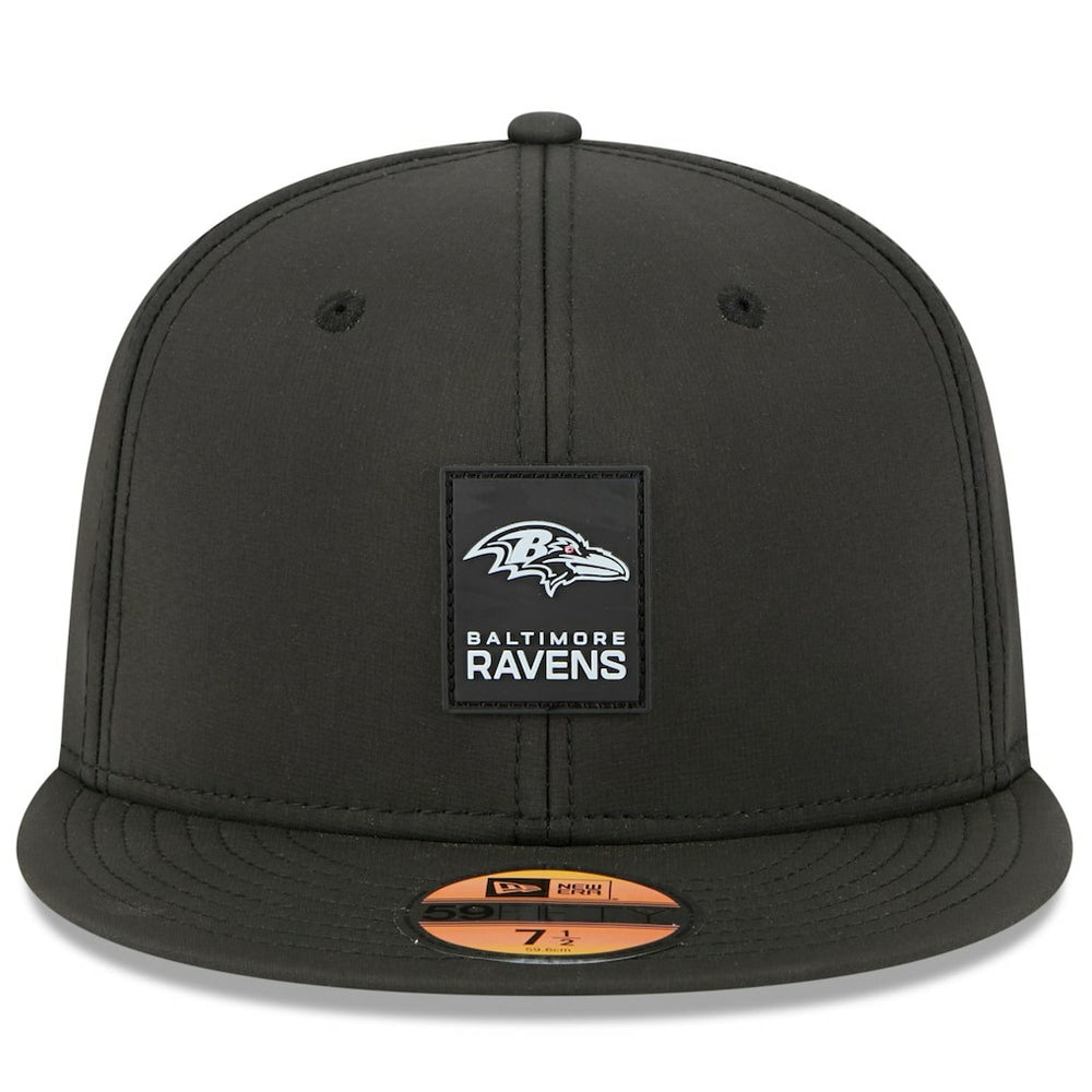Baltimore Ravens New Era 2025 Sideline 59FIFTY Fitted Hat - Black Hats