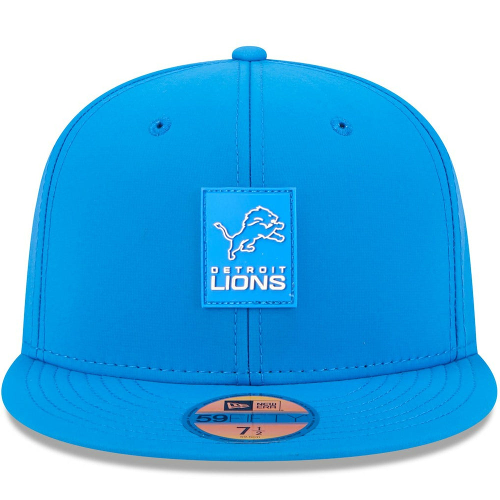 Detroit Lions New Era 2025 Sideline 59FIFTY Fitted Hat - Blue Hats