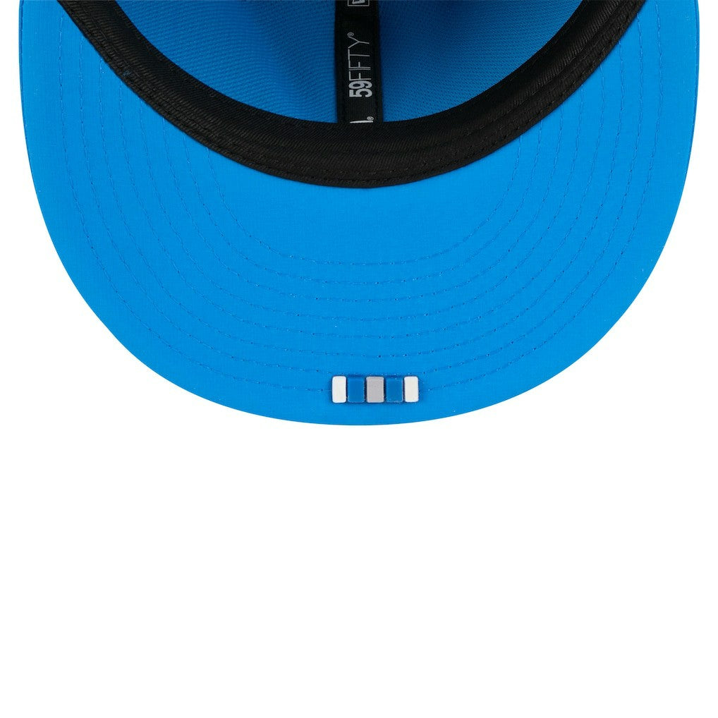 Detroit Lions New Era 2025 Sideline 59FIFTY Fitted Hat - Blue Hats