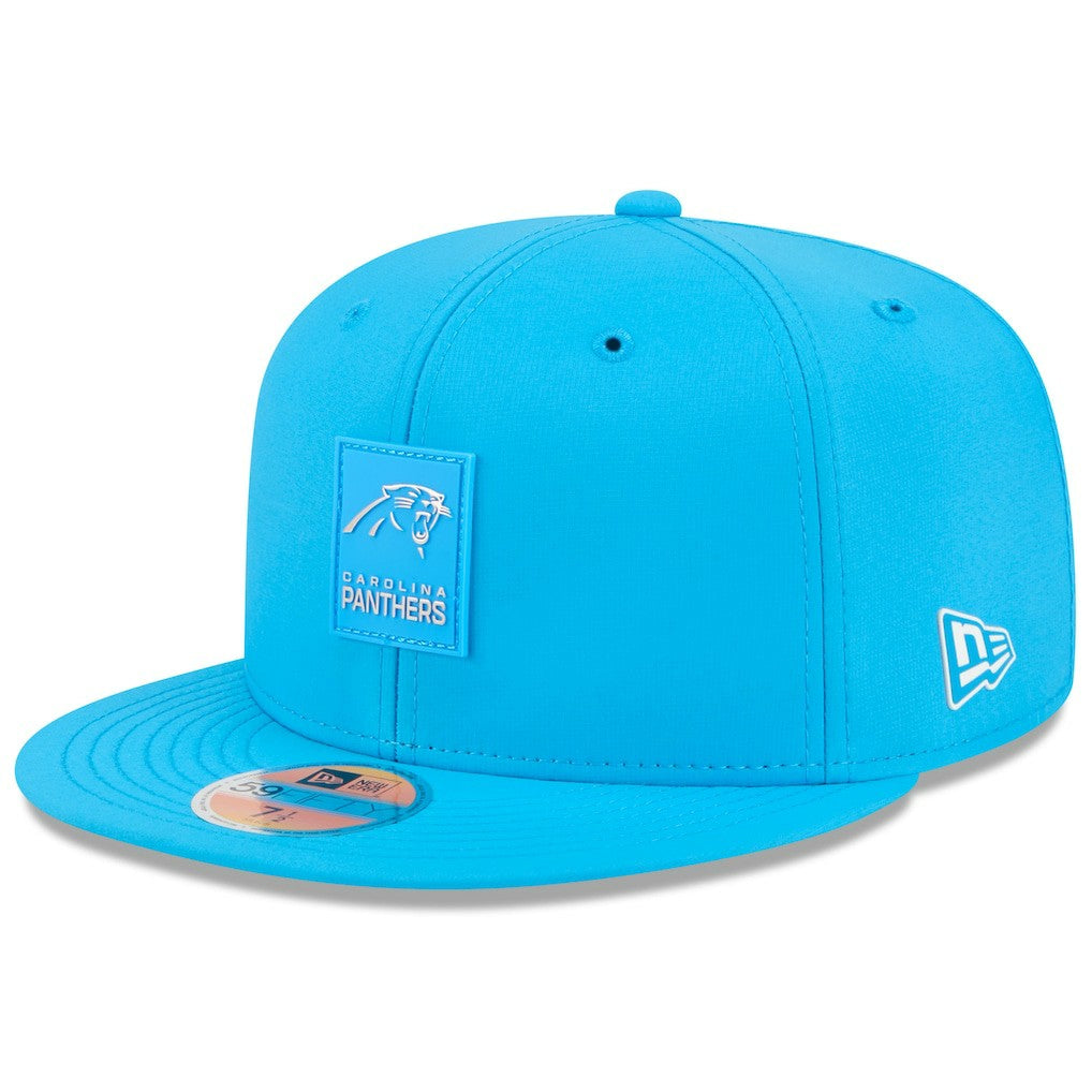 Carolina Panthers New Era 2025 Sideline 59FIFTY Fitted Hat - Blue Hats