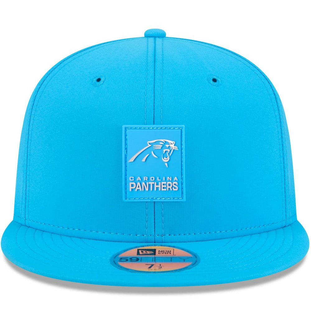 Carolina Panthers New Era 2025 Sideline 59FIFTY Fitted Hat - Blue Hats