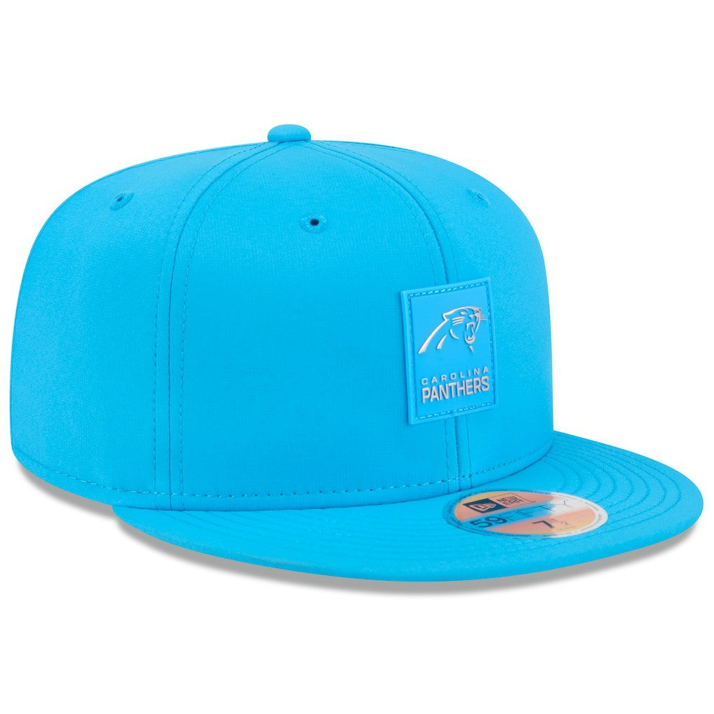 Carolina Panthers New Era 2025 Sideline 59FIFTY Fitted Hat - Blue Hats